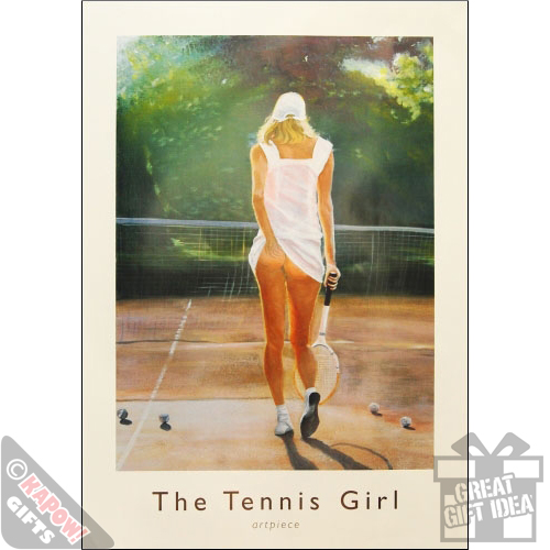 Tennis Girl Large Poster Iconic 70 S Sports Image Cool Retro Chic T Idea Ebay